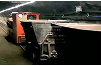 山东5吨井下锂电蓄电池电机车运行视频