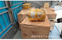 黑龙江海外客户矿用湘潭电机车配件顺利出口发货